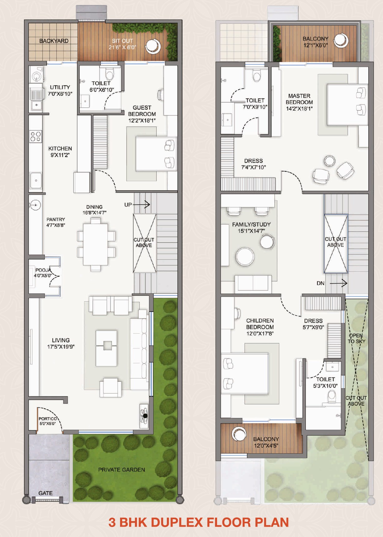 Anand Somu Aarush 3 BHK Duplex - 3083 Sqft